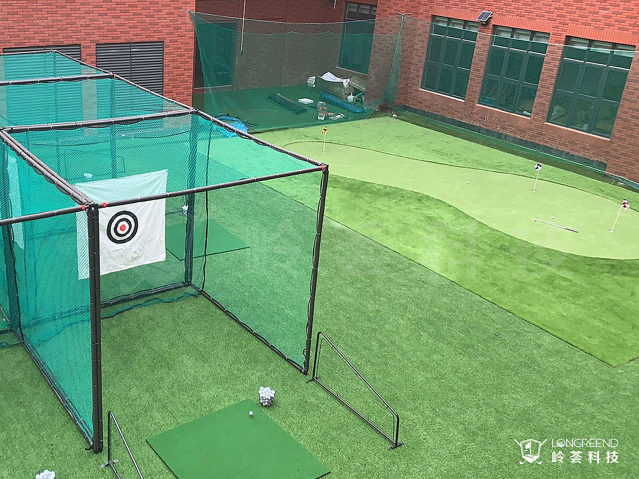 廣西省南寧市某學(xué)校人工果嶺&揮桿練習(xí)打擊籠項(xiàng)目（圖ZMjk0MDM4ODA4） - 其他空間 - 站酷設(shè)計(jì)師嶺薈科技原創(chuàng)素材 - 站酷ZCOOL
