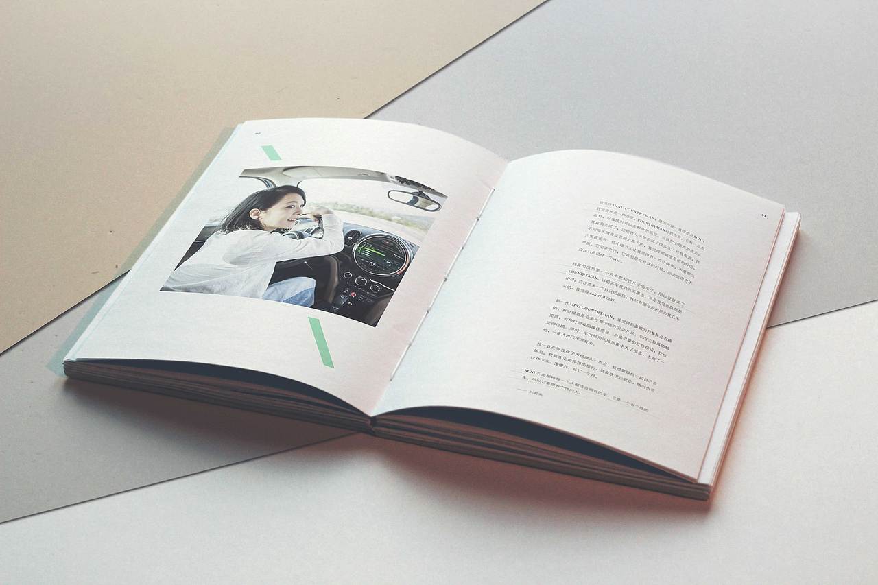 mini汽车公司cafe book设计/总有好故事