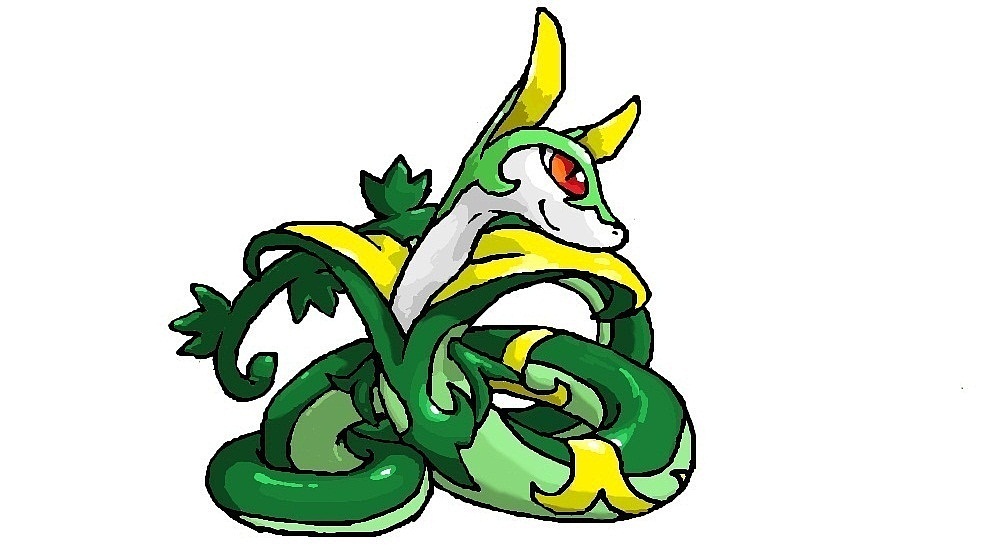 君主蛇(原图要帅气点,我画得有点扁了.