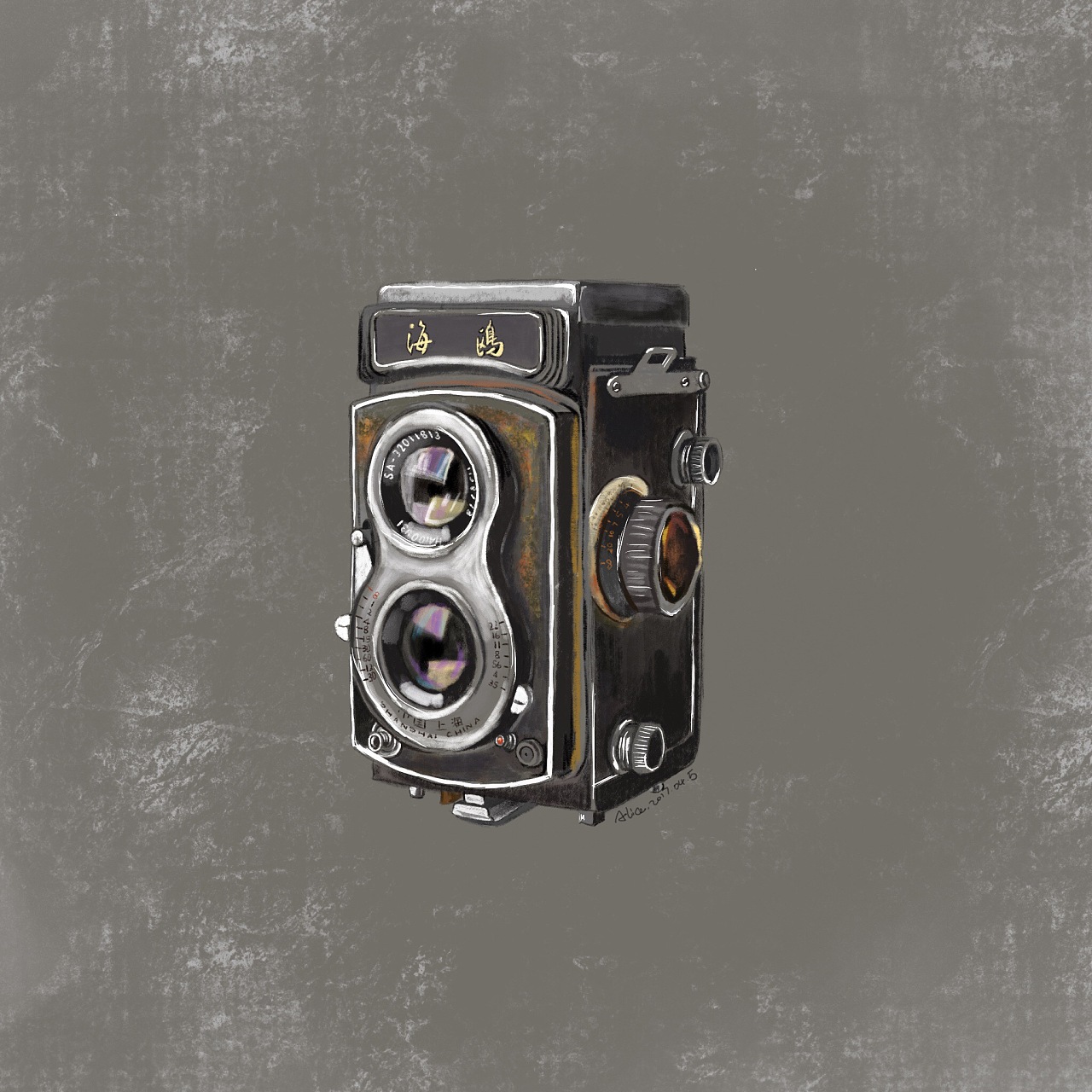 留住时光的老相机～|插画|商业插画|花与爱丽斯alice - 原创作品