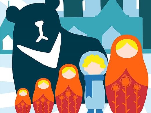 城市国家插图 2018台历