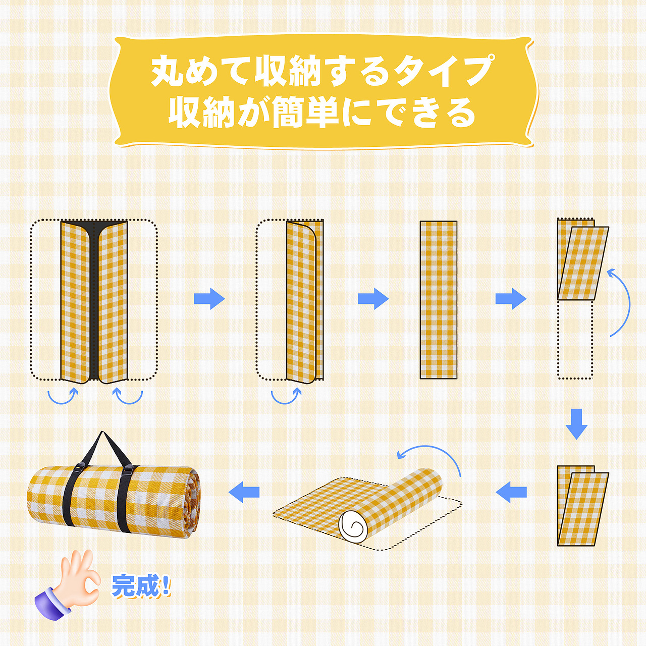 亚马逊日本站野餐垫户外垫子产品图片拍摄主图A+设计（图ZMjYzMDA5MTg0） - 电商 - 站酷设计师广州万物文化原创素材 - 站酷ZCOOL