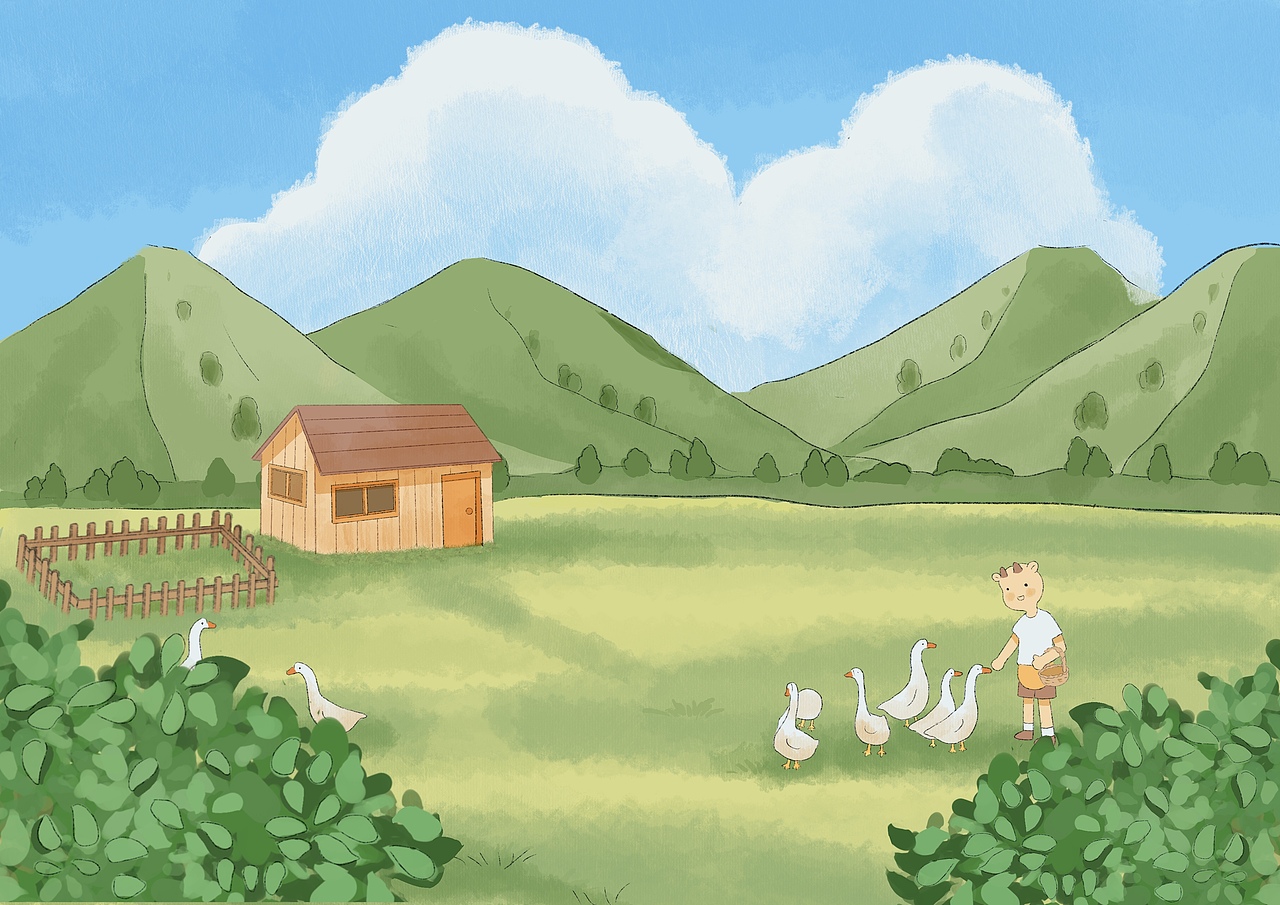 原创绘本小故事/小镇咖啡03 外卖派送（图ZMjUyODkyMjQ0） - 儿童插画 - 站酷设计师定要嫁给打野原创素材 - 站酷ZCOOL