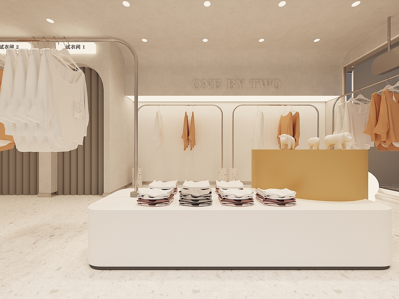 服装店设计（图ZMjY4MDU4NjY0） - 商业空间设计 - 站酷设计师盒子构造空间设计原创素材 - 站酷ZCOOL