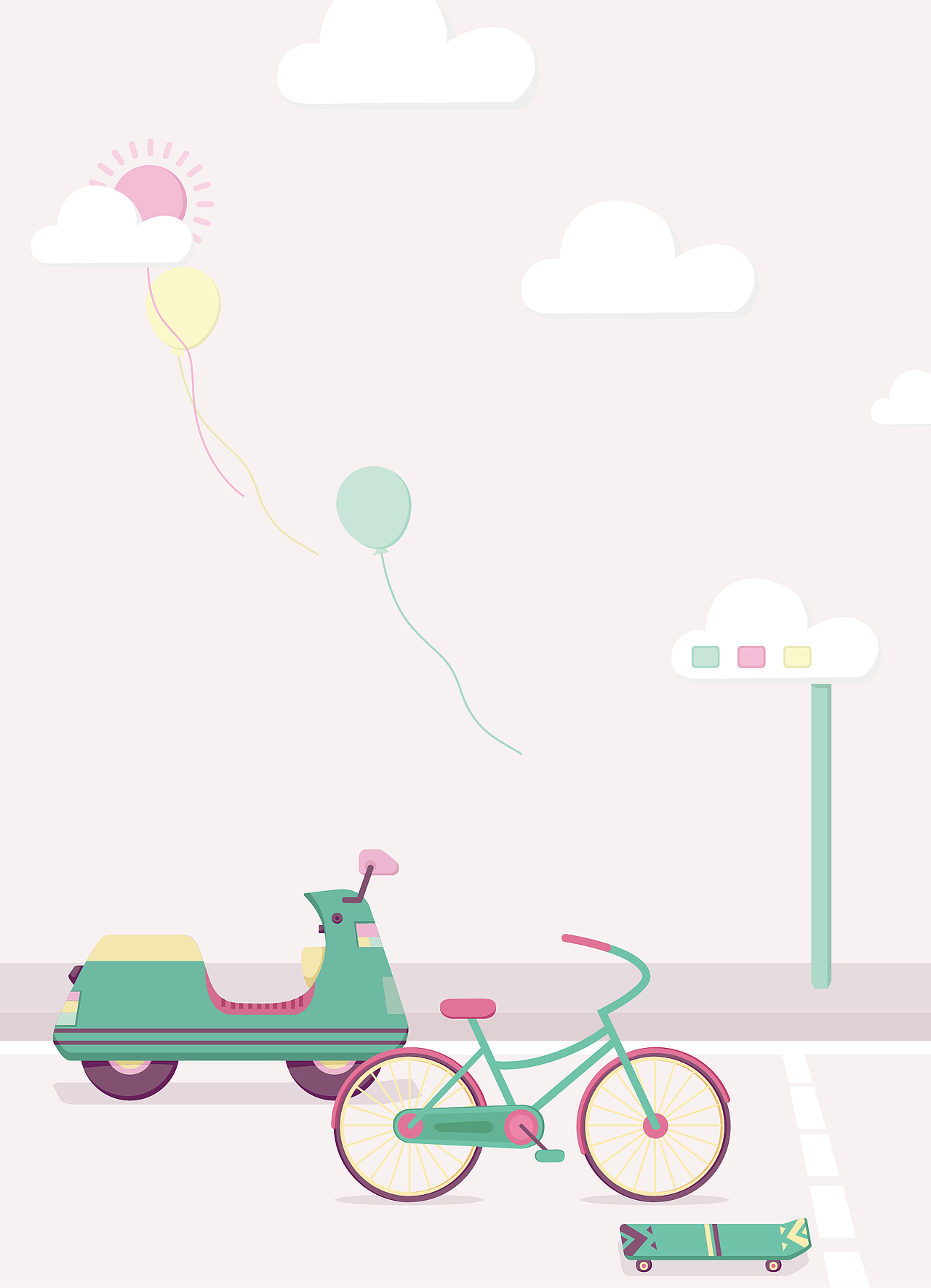 卡通风格物体练习(图ZMzQzMzk5ODA=) - 图案 - 站酷设计师唐贝塔原创素材 - 站酷ZCOOL