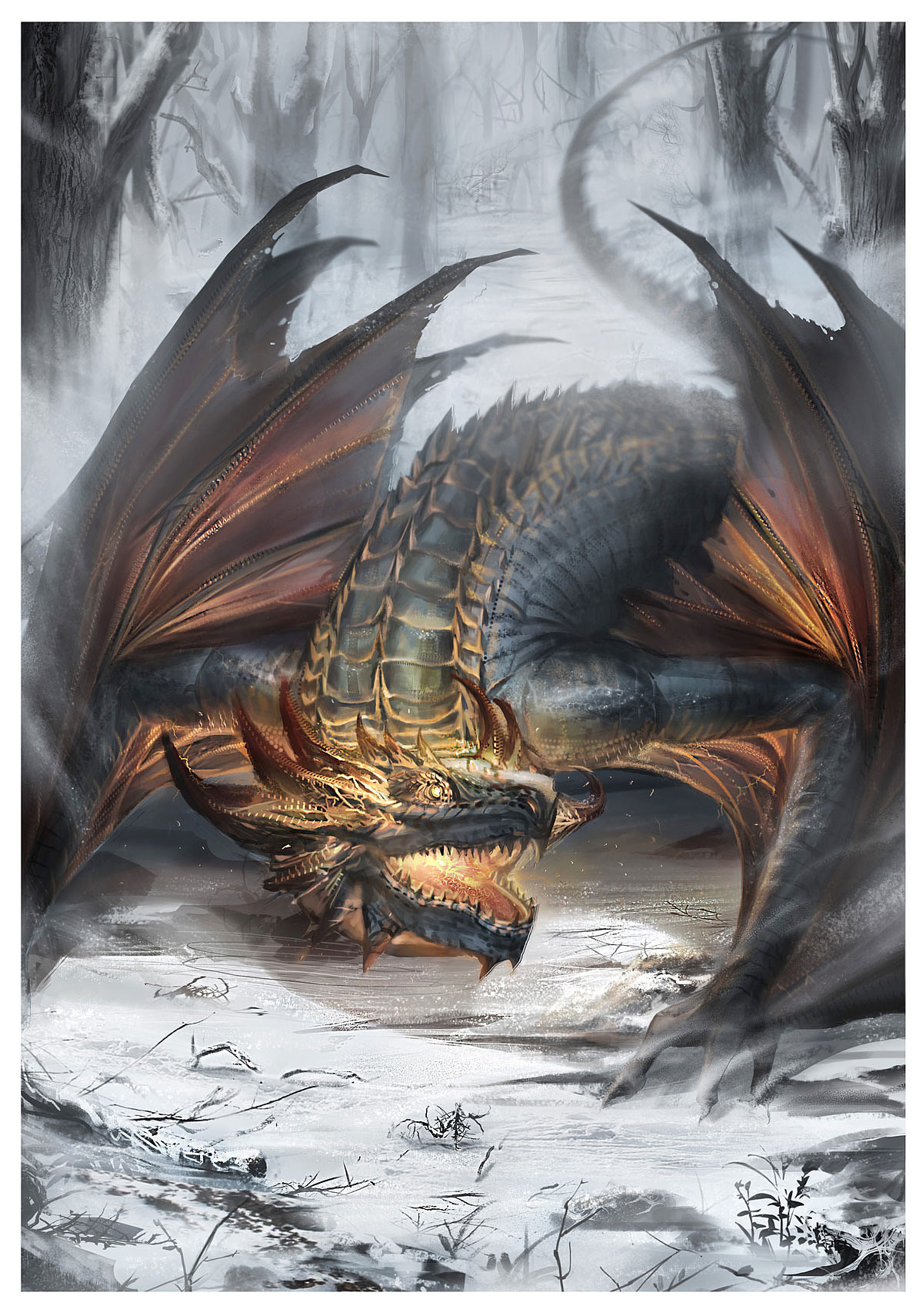 龙|插画|游戏原画|宋宋9481_原创作品-站酷zcool