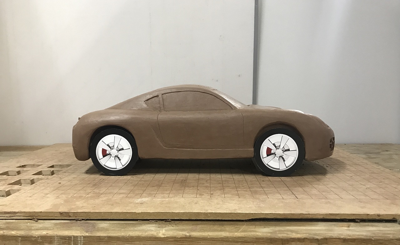 汽车油泥模型保时捷