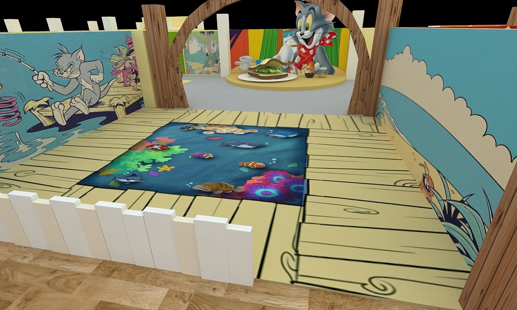 华纳猫和老鼠主题咖啡厅