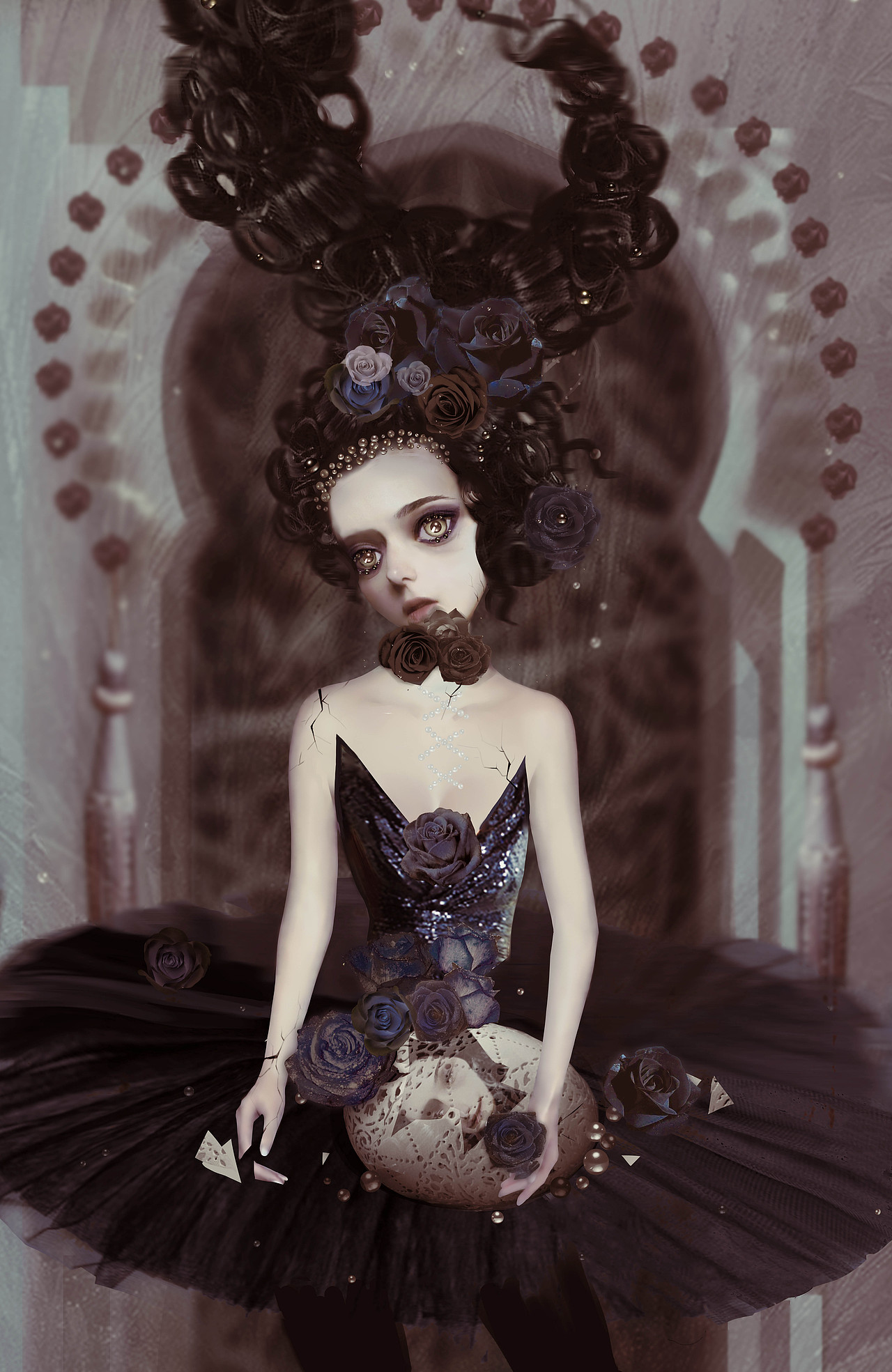 童话系列10.15（图ZOTk3NjgwMzI=） - 艺术插画 - 站酷设计师虾仁插画指南原创素材 - 站酷ZCOOL