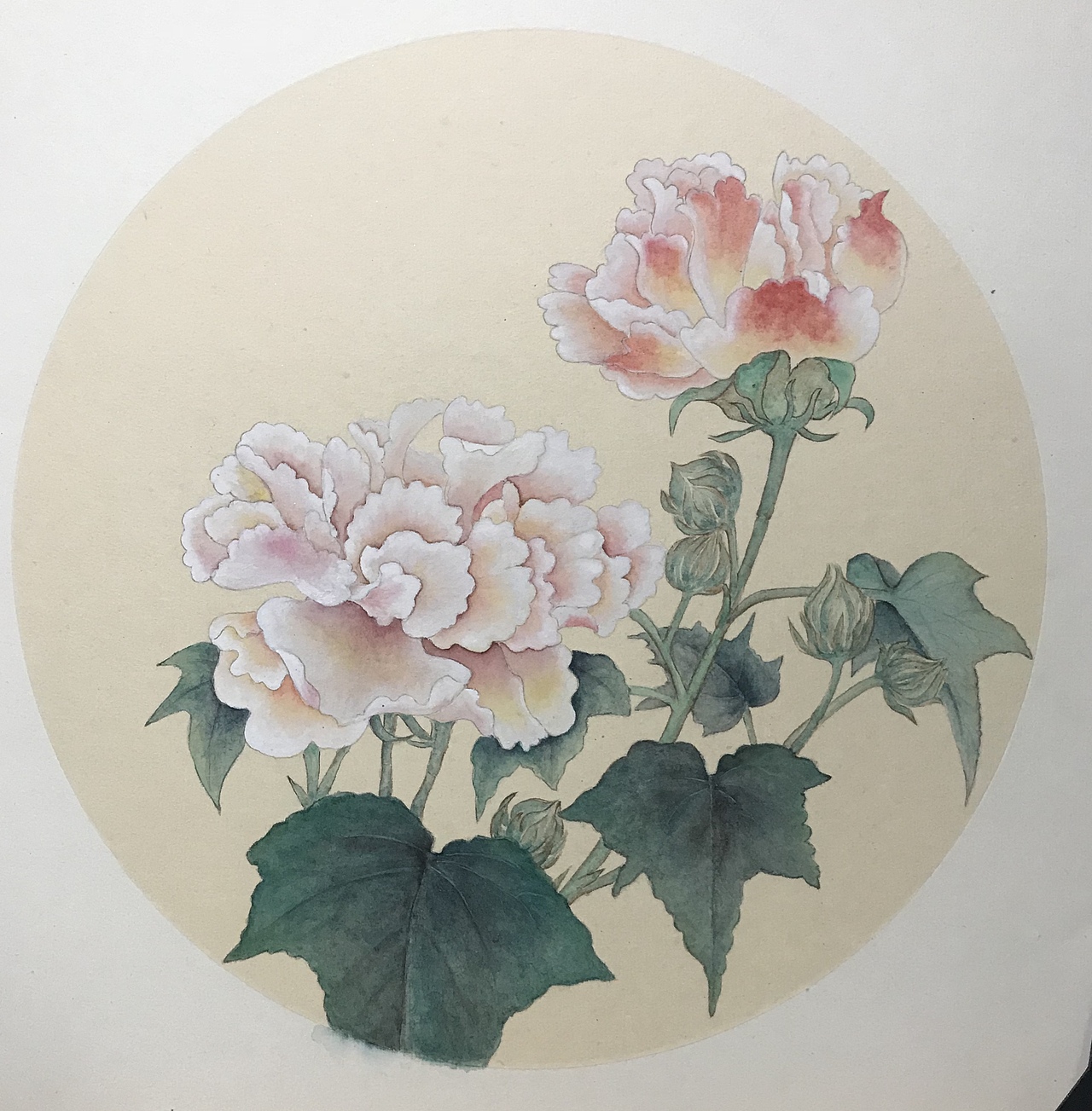 今晚的国画作品画完（图ZMTIxMjE2ODM2） - 艺术插画 - 站酷设计师cong2原创素材 - 站酷ZCOOL