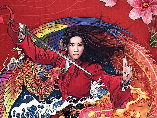 中国风花木兰海报