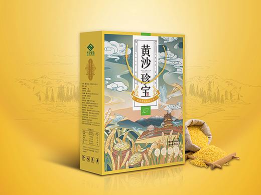 普罗生物有机小米包装设计