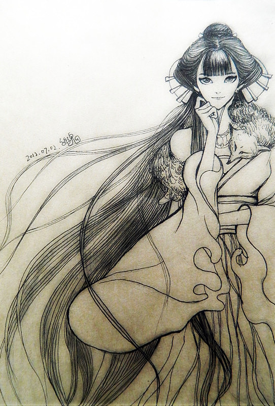 挺喜欢这样的古装发型