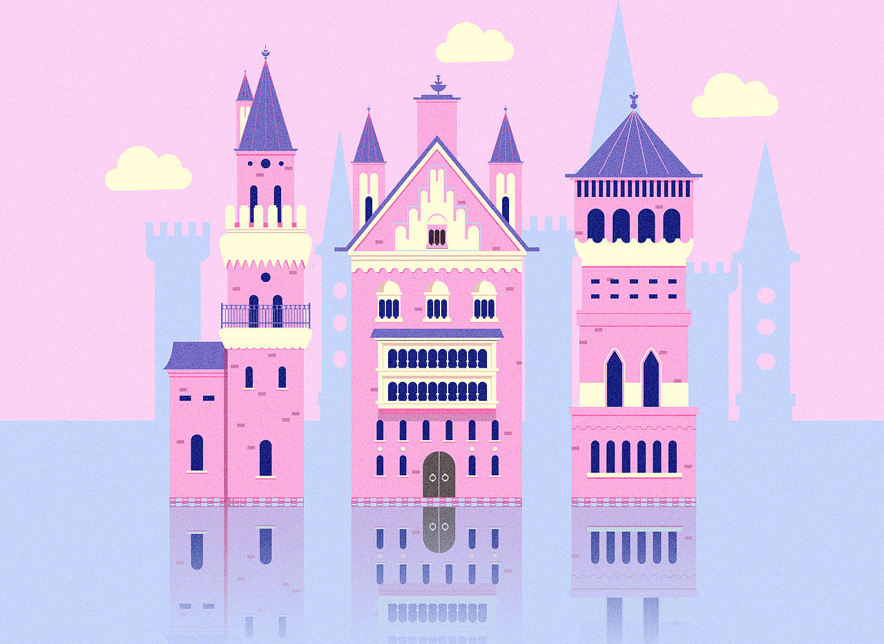 梦中的城堡临摹