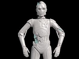 星球大战C-3PO 3D打印