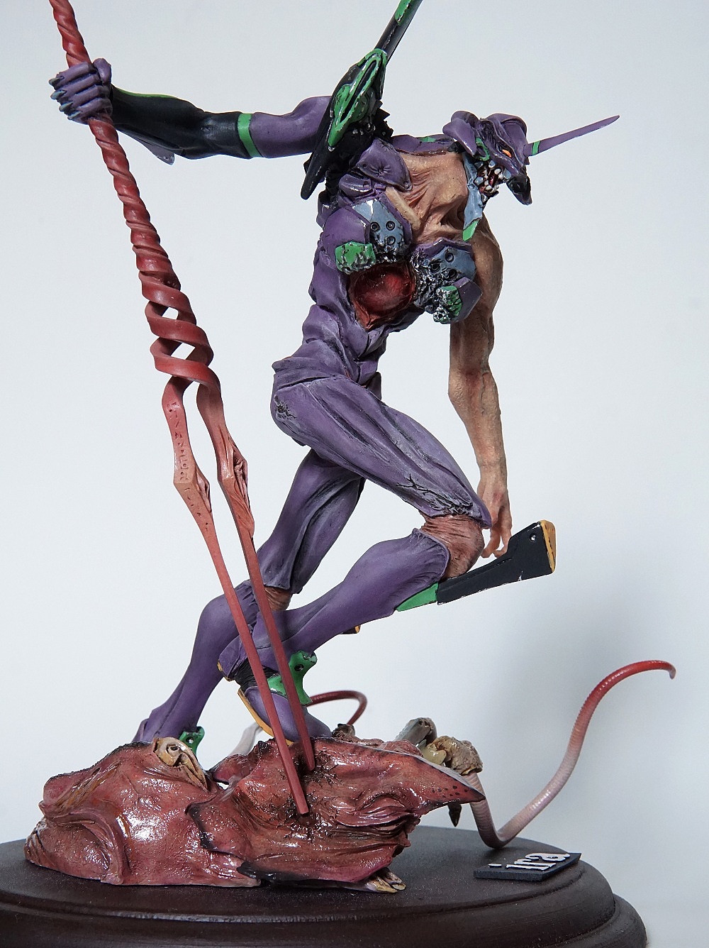 【gk涂装】eva ira|手工艺|手办/模玩|gong_zi_chen_原创作品-站酷