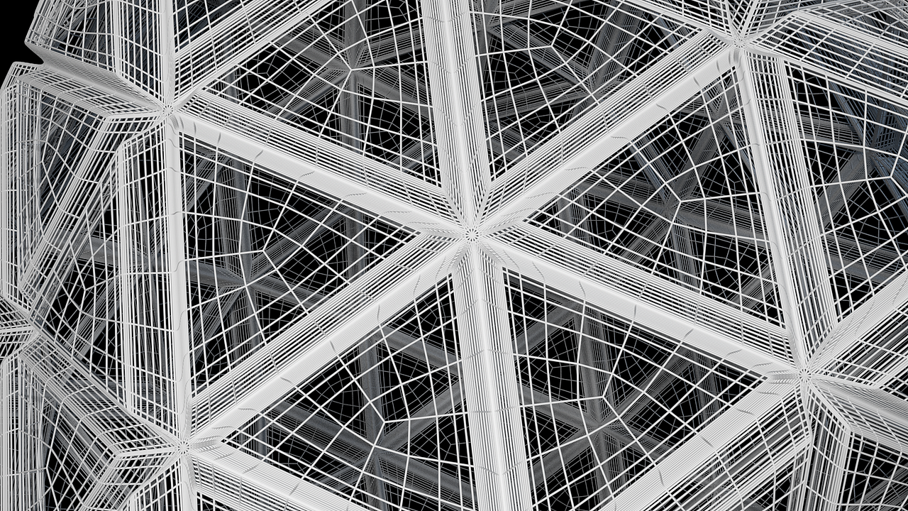 线框球体|三维|其他三维|夏橙leo_原创作品-站酷zcool