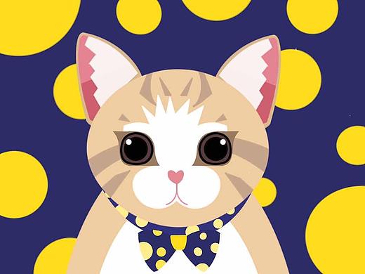 扁平风小猫咪