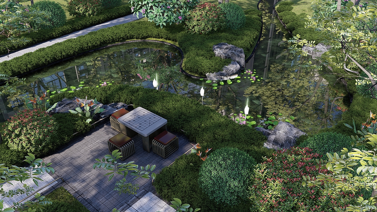 设计改造项目39202/16景观节点效果图49魔都 lumion景观效果图渲染