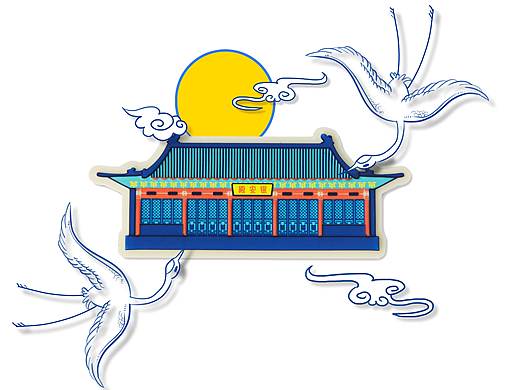 文创产品 | 恭王府建筑冰箱贴