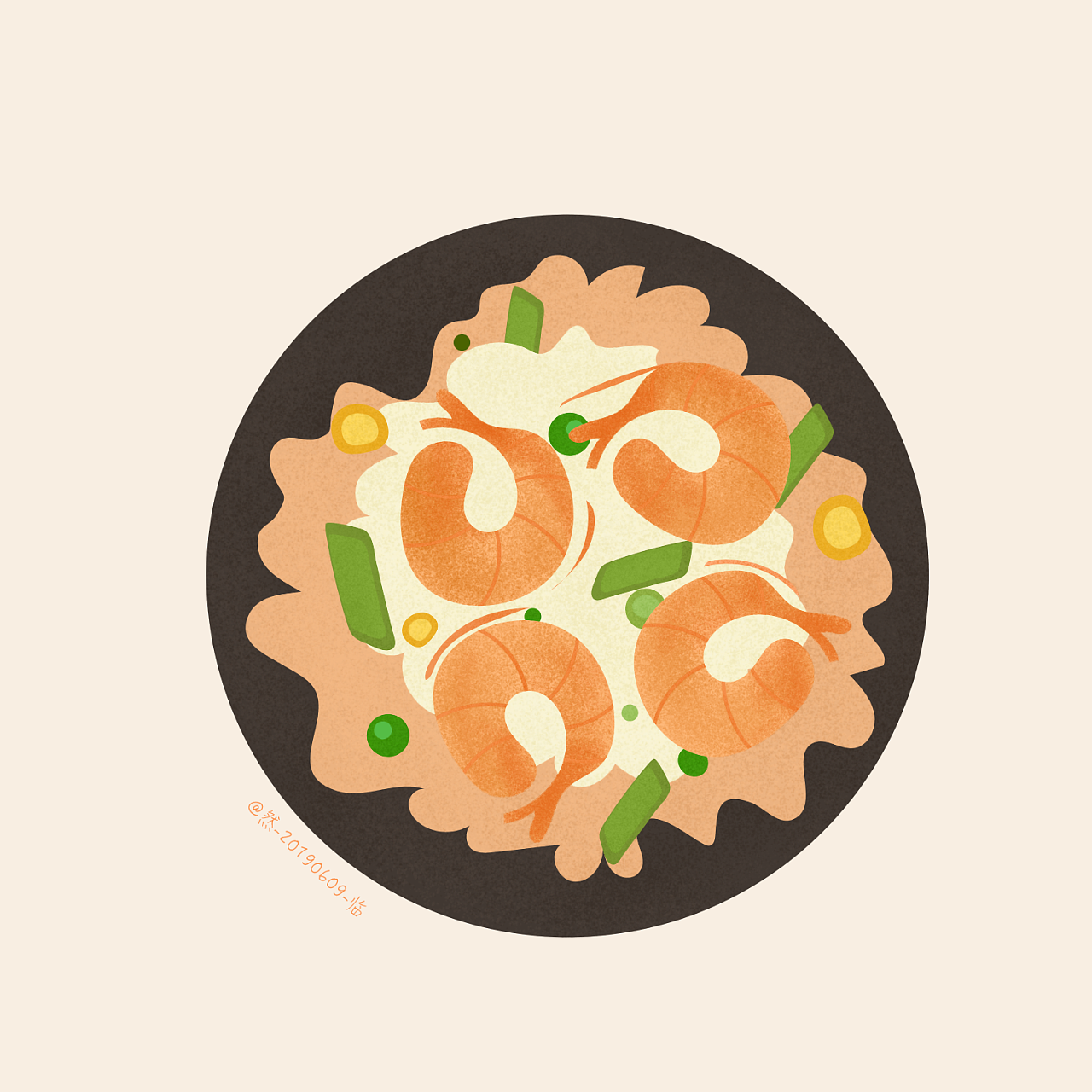 食物与温暖的色彩