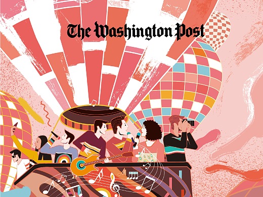 华盛顿邮报头版插画➕最近的部分CHINA DAILY