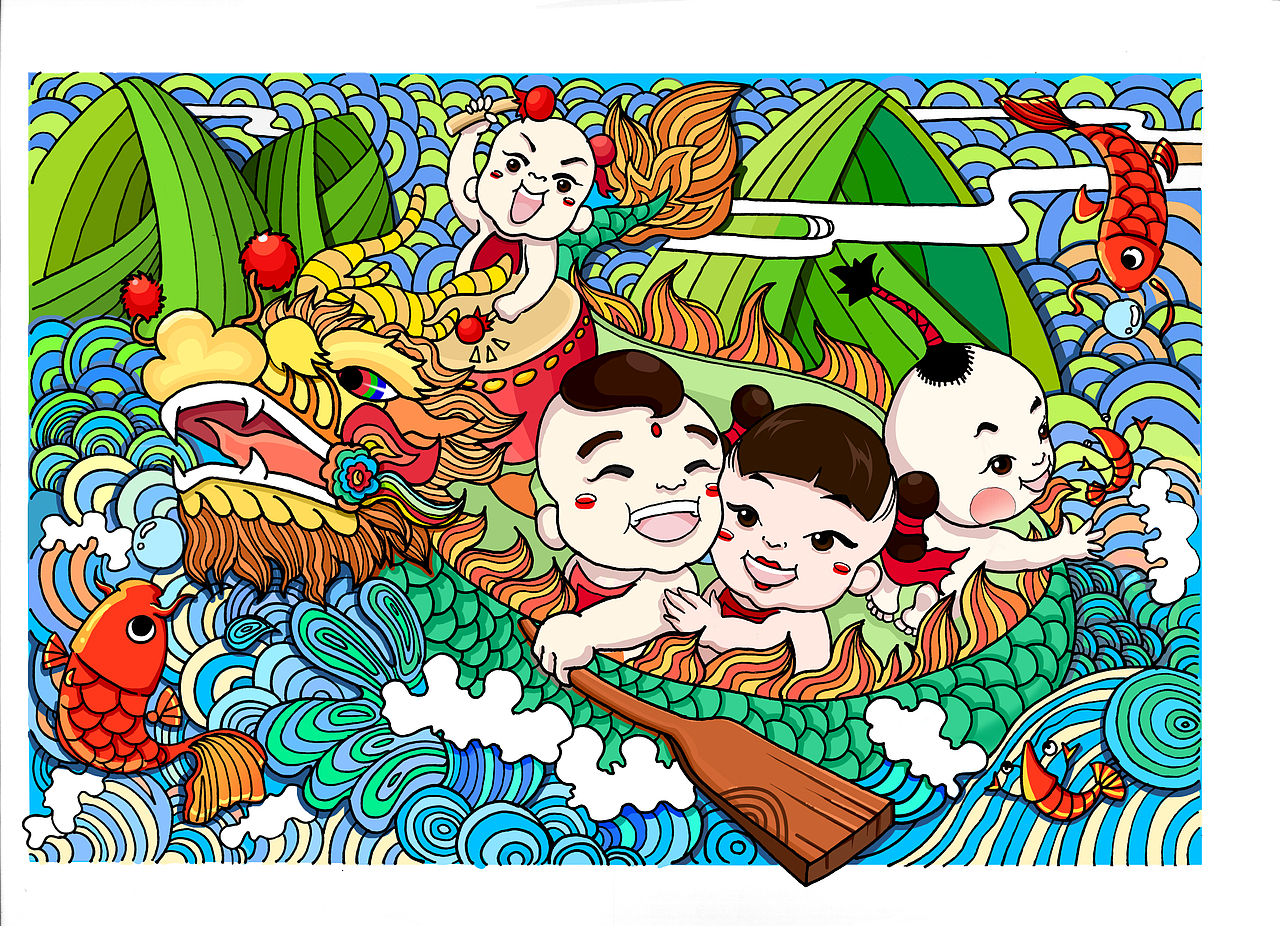 中国节（图ZNDY5ODIwMTI=） - 艺术插画 - 站酷设计师iiiiipod原创素材 - 站酷ZCOOL