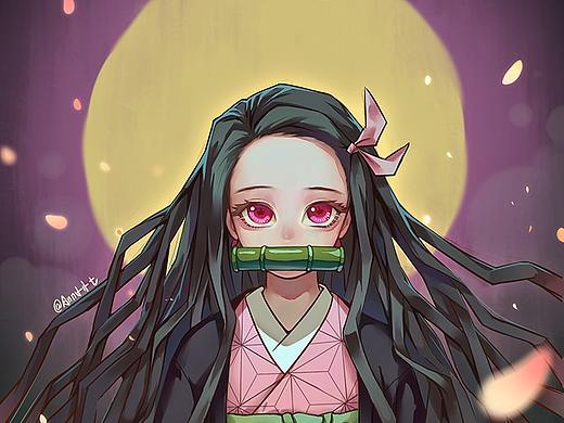 鬼灭之刃—灶门祢豆子同人图