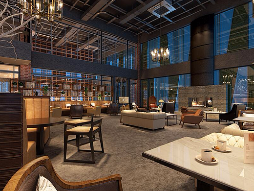 成都内江西餐厅装修设计