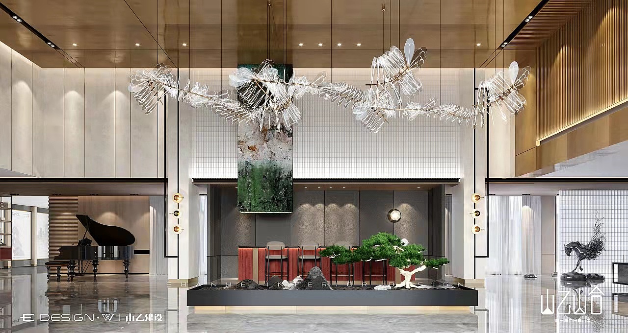 山乙商业空间设计|售楼部（图ZMjkyMDg4MTQw） - 商业空间设计 - 站酷设计师山乙建设商业空间原创素材 - 站酷ZCOOL