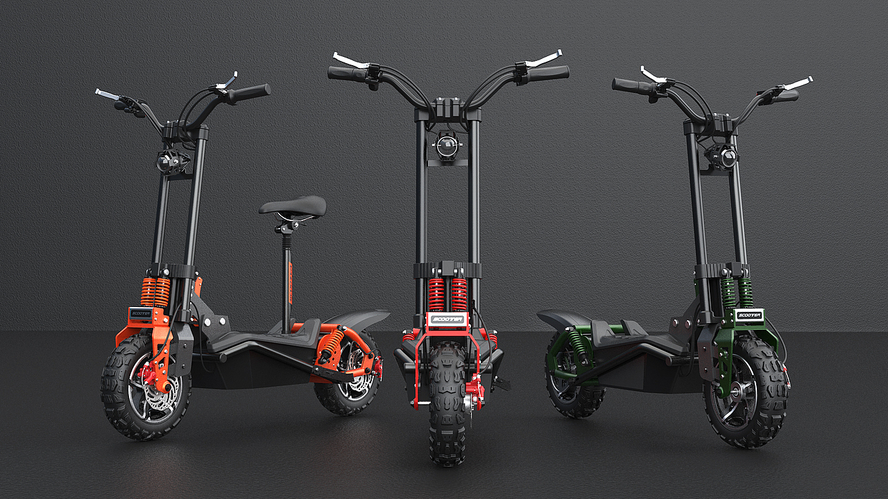 越野滑板车设计