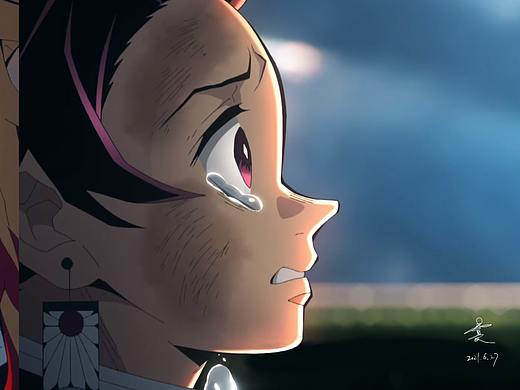 鬼灭小火车（个人主页-ZNTM2MTYxMTY=） - 单幅漫画 - 站酷设计师汝祁染七原创素材 - 站酷ZCOOL