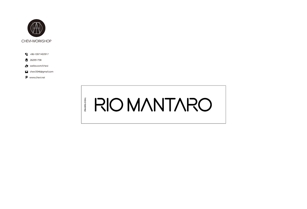 RIO MANTARO 標誌設計（图ZODY0MzA2MjA=） - 品牌 - 站酷设计师CHEVI原创素材 - 站酷ZCOOL