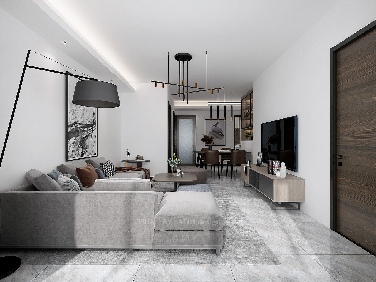 现代黑白灰设计,性冷淡风