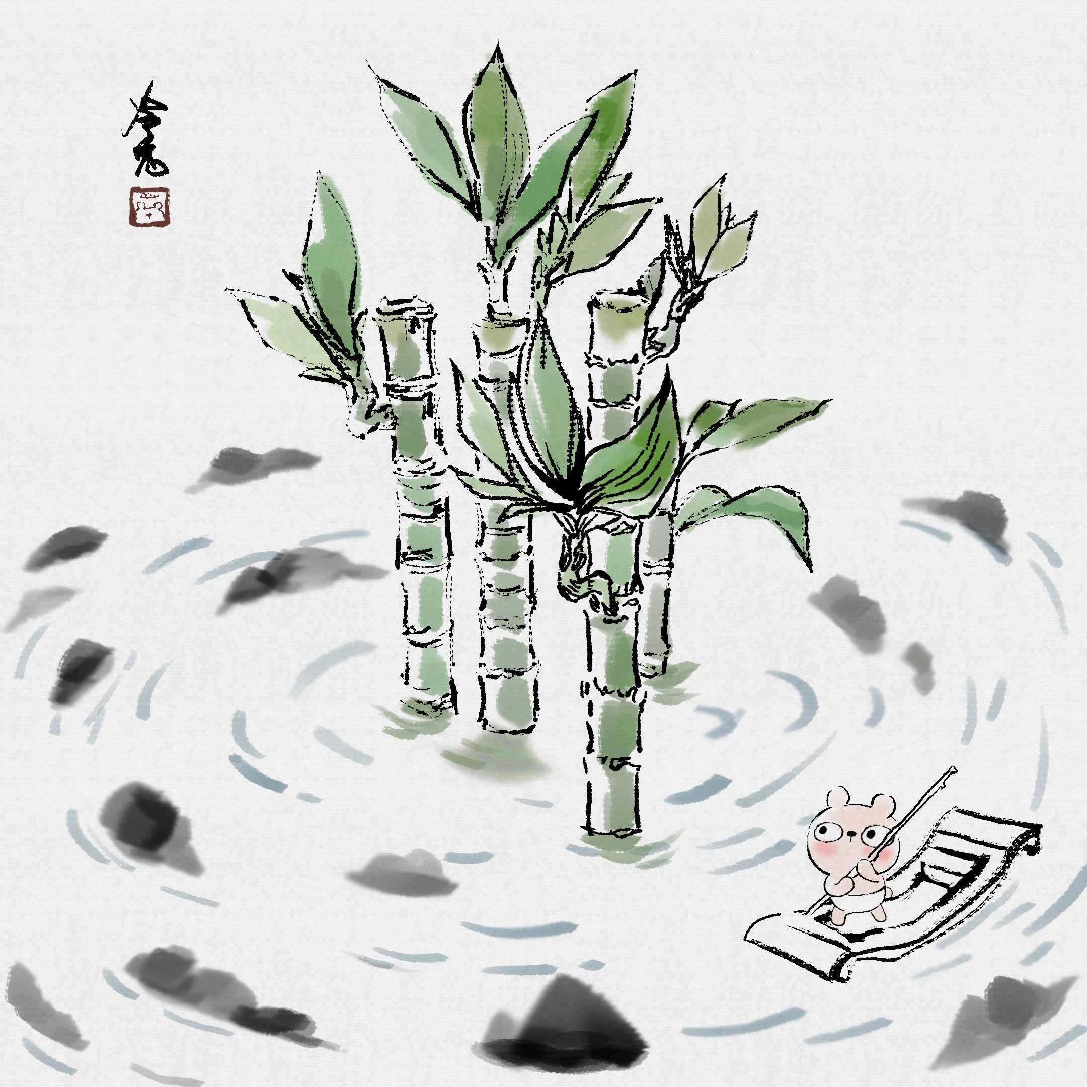 鱼山饭宽|插画|商业插画|冷兔同学 - 原创作品 - 站酷 (zcool)