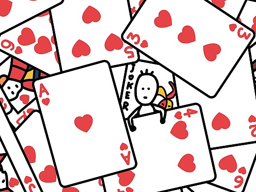 波可与纸牌平面-ip形象2600171天前梵高卡通画插画-儿童插画3800171天