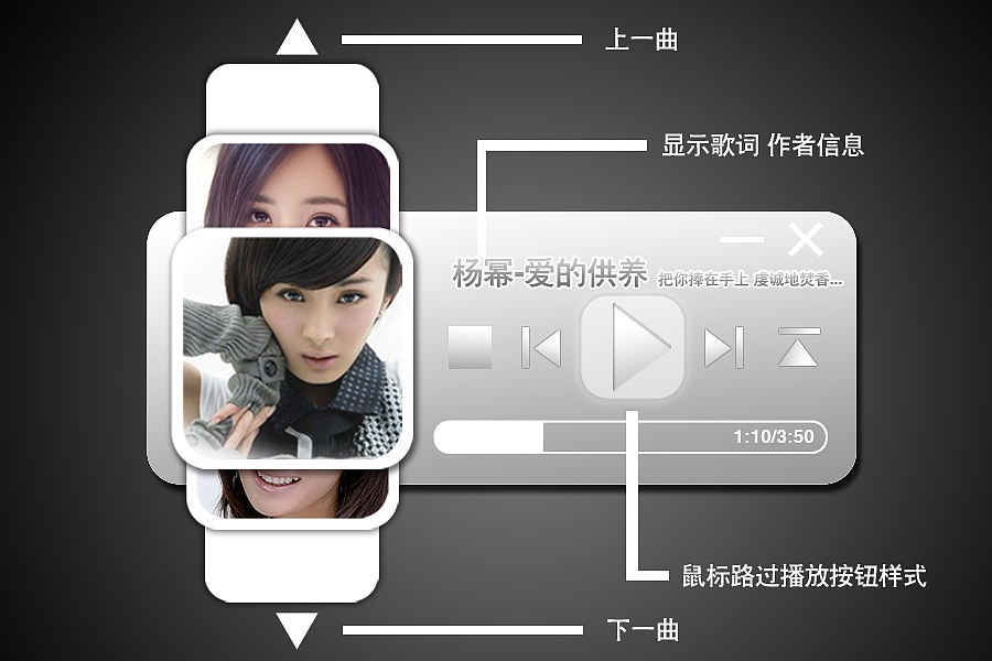 播放器界面设计方案