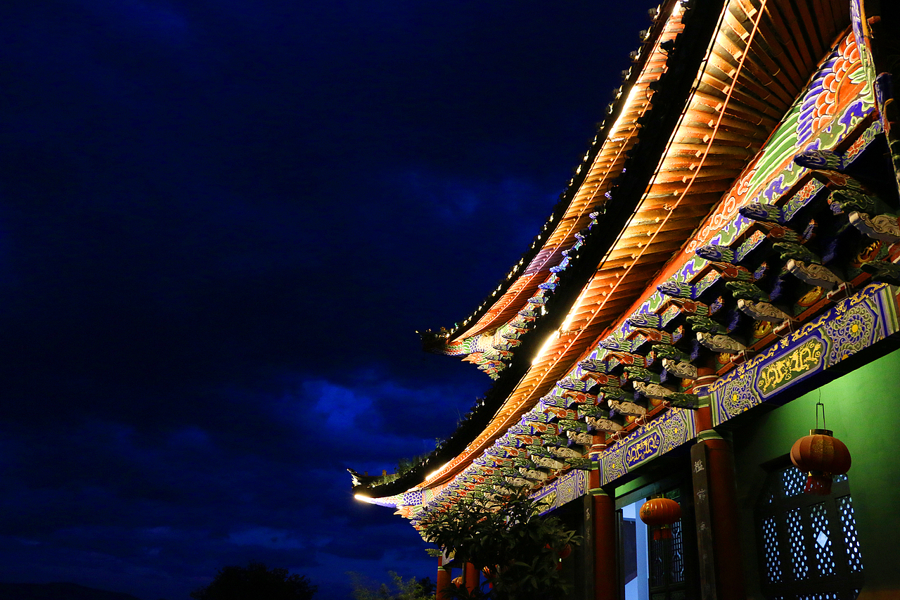 大理古城的夜晚