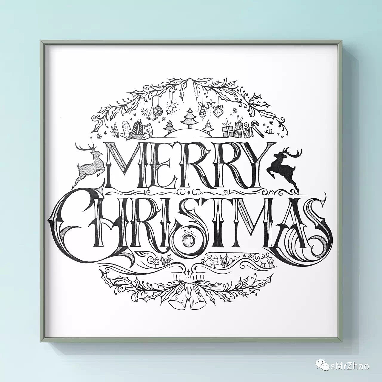 sMrZhao 字体纹身设计