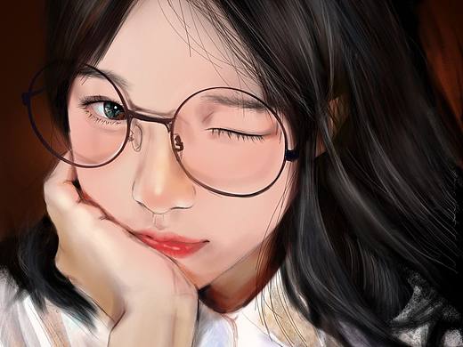 喜欢美女就画起来