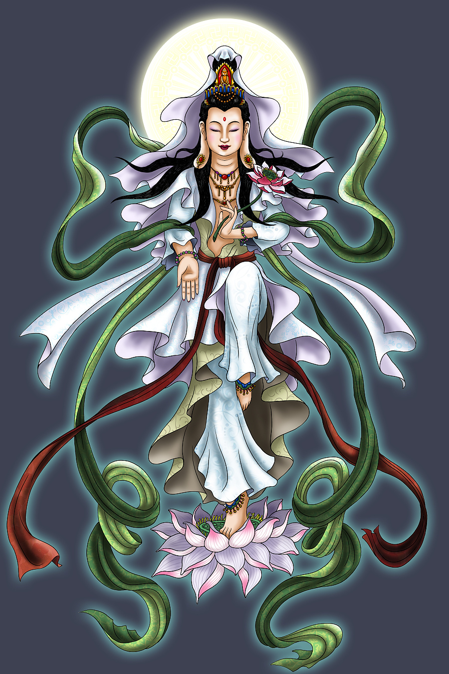 三十三观音----白衣观音