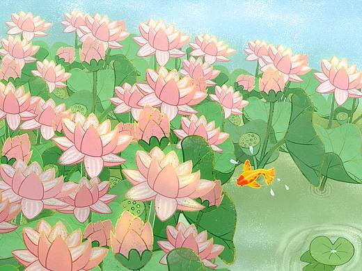 小暑 · 荷塘盈盈