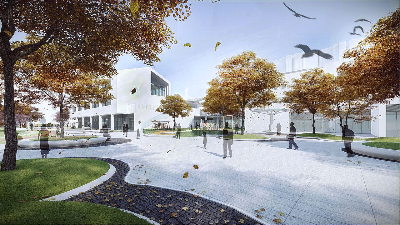 邻里中心景观设计（图ZMTM4MjU5NTAw） - 景观设计 - 站酷设计师梁西凹原创素材 - 站酷ZCOOL