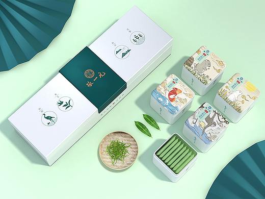 张一元-茶叶插画包装设计