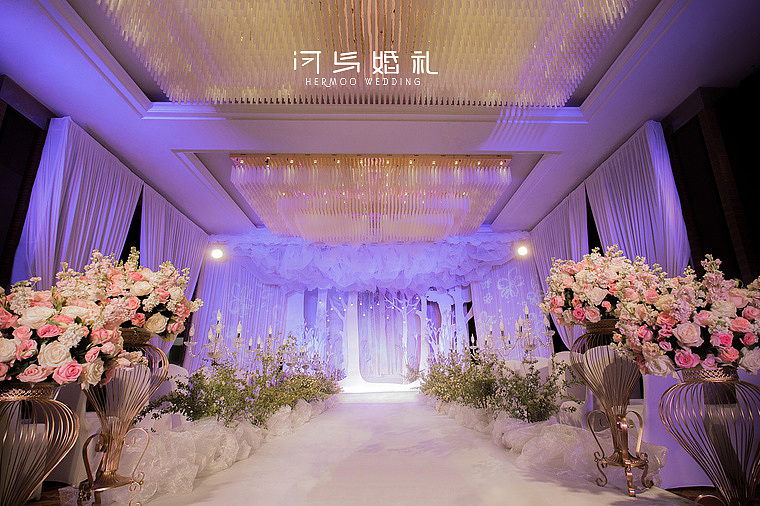 河马婚礼｜西式婚礼（紫色＋白色）（图ZMTM3ODUzOTQ4） - 人文/纪实摄影 - 站酷设计师河马婚礼原创素材 - 站酷ZCOOL