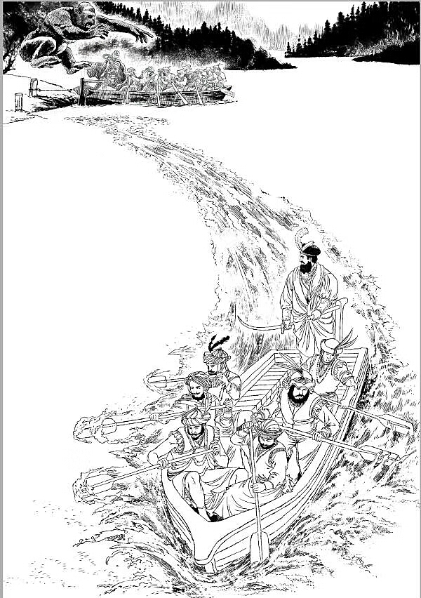 写实古风插画，写实连环画，写实漫画线稿，儿童插画（图ZMTcxMjU4Njk2） - 儿童插画 - 站酷设计师肖刚漫画原创素材 - 站酷ZCOOL