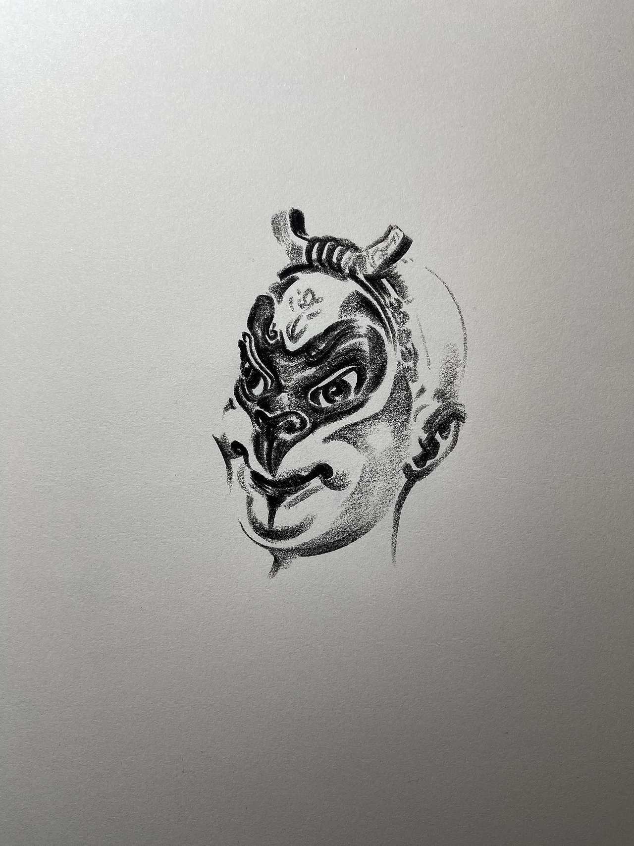 悟空脸谱画语者邓宇