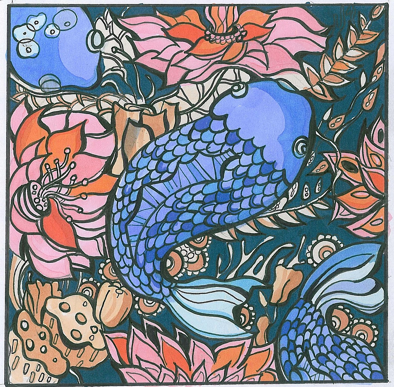 马克笔手绘国风装饰插画设计基础