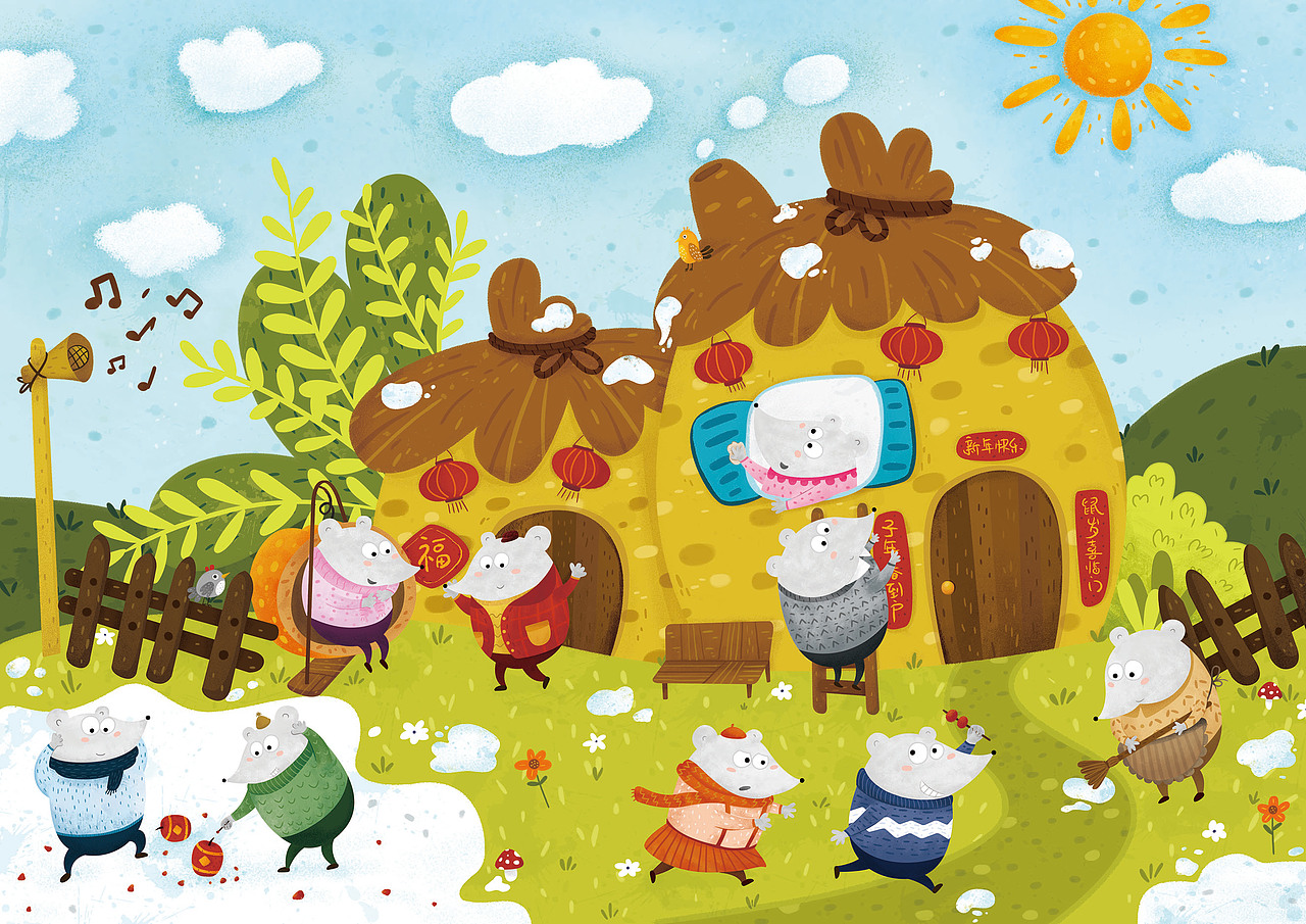 儿童插画班,0基础学员作品(2)