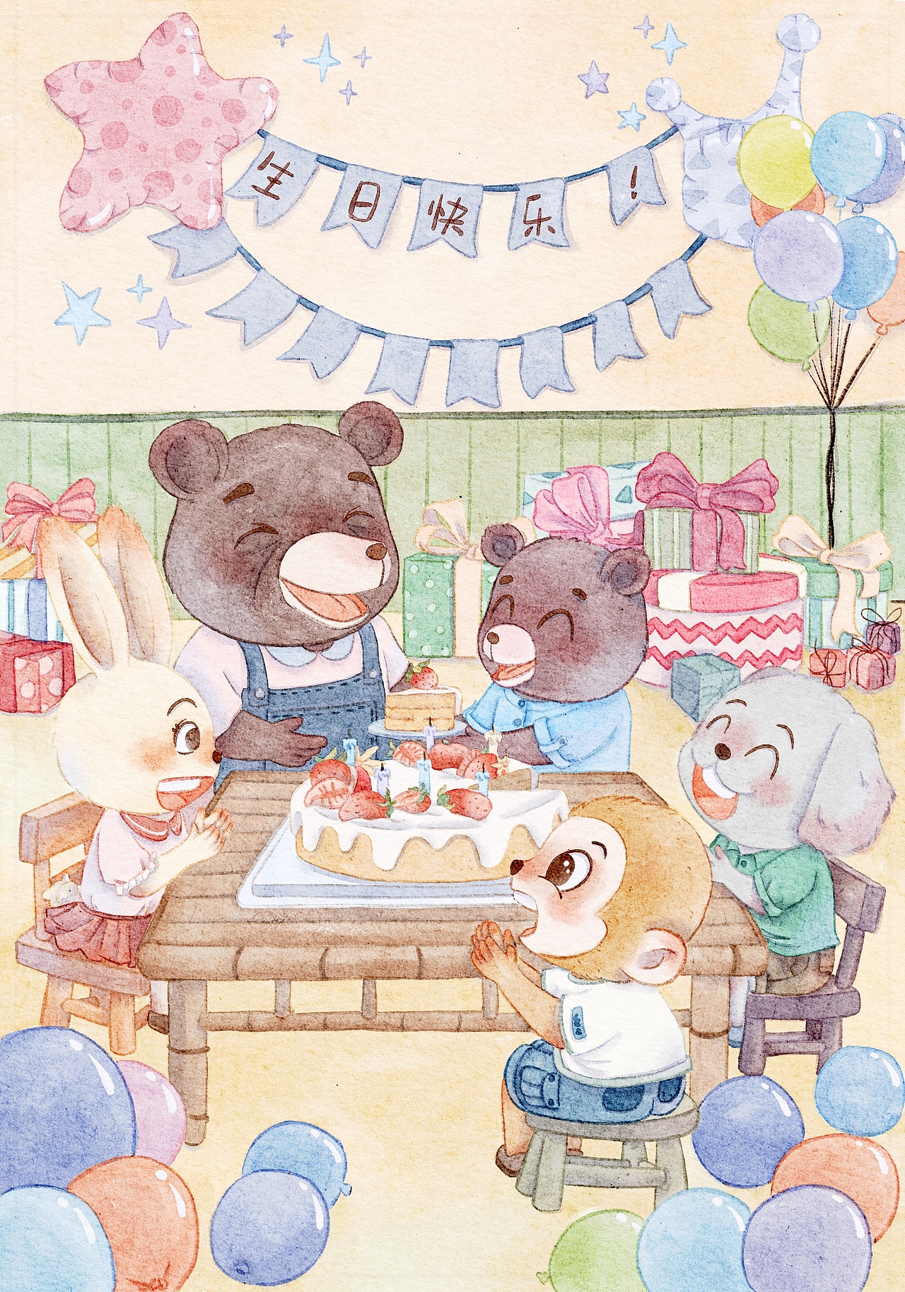 出版社稿件｜儿童插画（图ZMzc5NzUzNDE2） - 儿童插画 - 站酷设计师EudoraBai原创素材 - 站酷ZCOOL